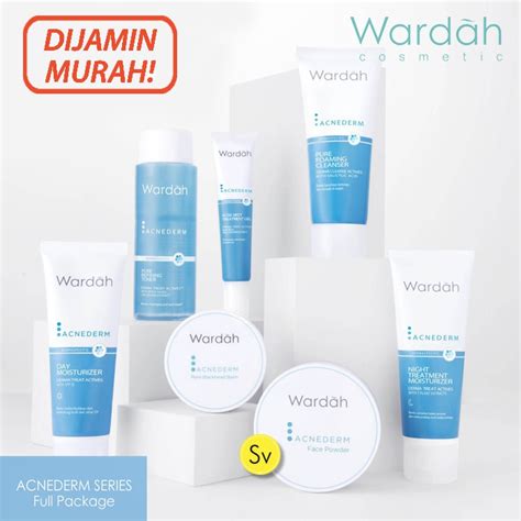 Jual Paket Wardah Acnederm Series Complete Package Paket Acne Skin