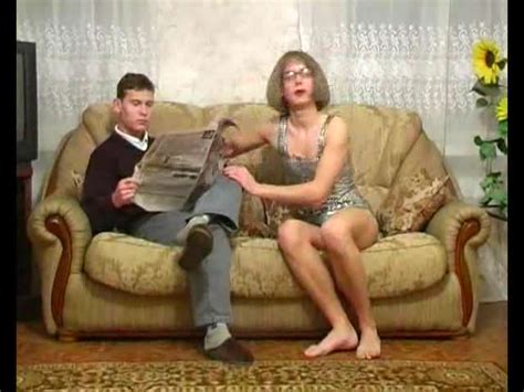 Sofa Sex With A Crossdresser In Glasses AShemaletube
