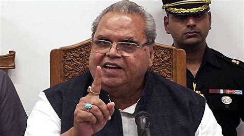 Meghalaya Governor Satya Pal Malik Targets Centre Again Says ‘dont