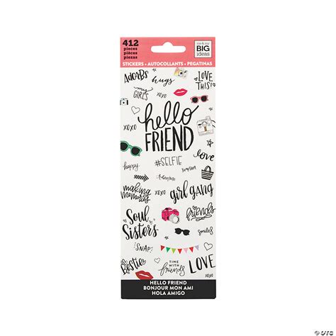 The Happy Planner ® Hello Friend Stickers - Discontinued