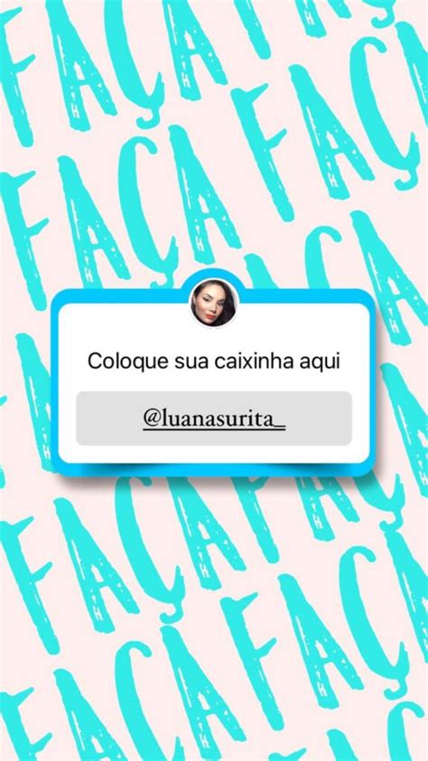 Caixinha De Pergunta Personalizada Para Stories As Marketeiras