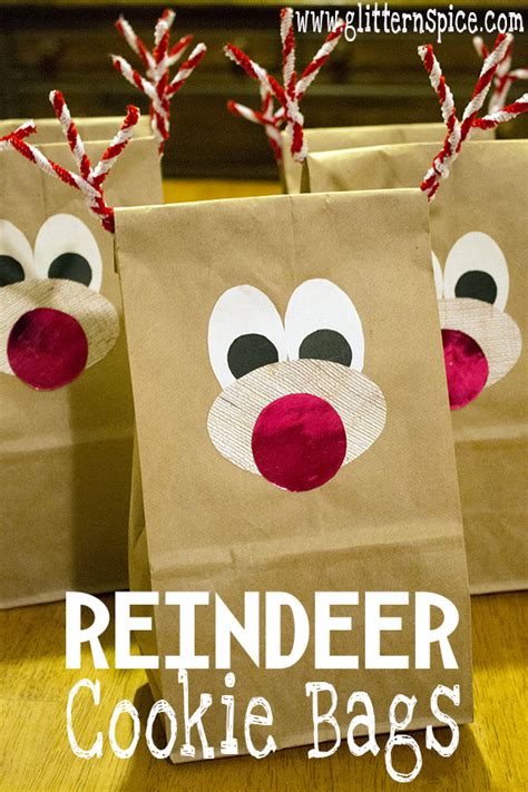 Cute Reindeer Cookie Bags JAQUO Lifestyle Magazine Xmas Crafts