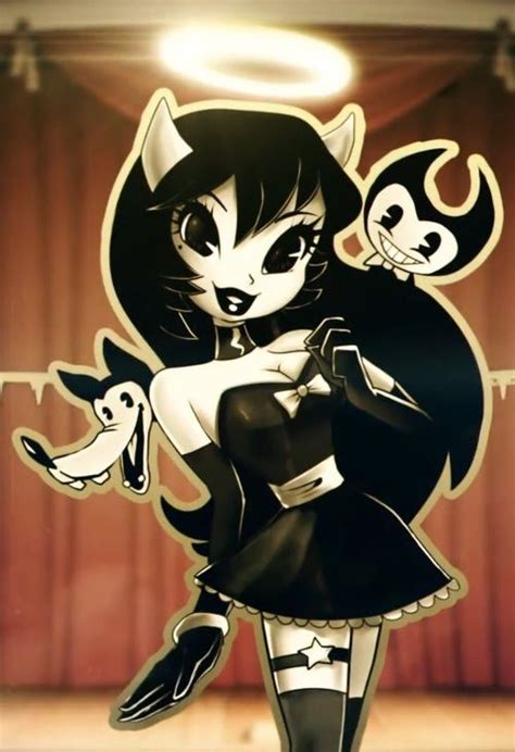 Bendy And The Ink Machine Alice Angel Fanart Skimilo