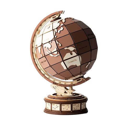 Globe Des Merveilles Puzzle En Bois D Mecapuzzle