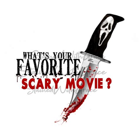 Whats Your Favorite Scary Movie Png Ghostface Scream Etsy