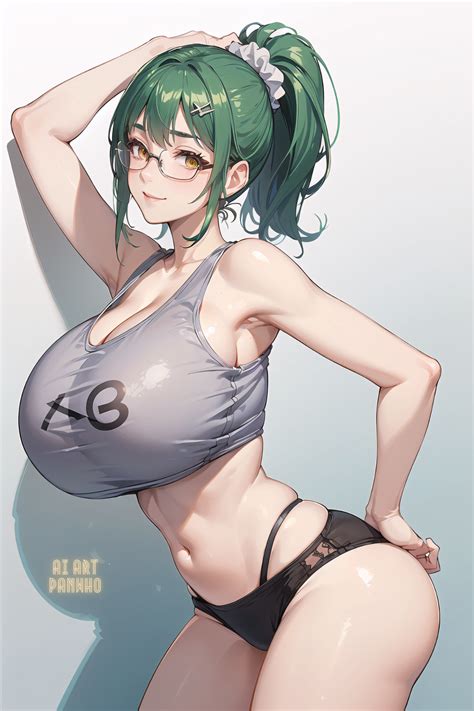 Rule 34 1girls 2023 Ai Art Panwho Ai Generated Breasts Female Glasses