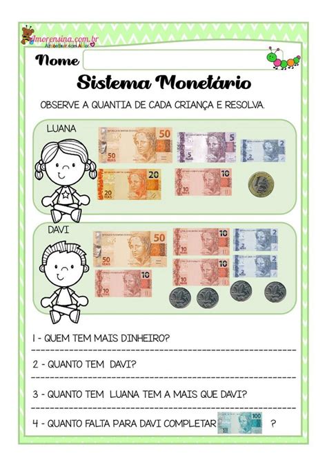 Sistema Monetario 3o Ano