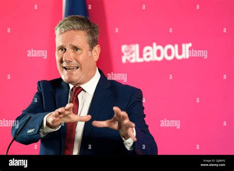 Labour Leader Sir Keir Starmer Delivers A Speech On Labours Plans For