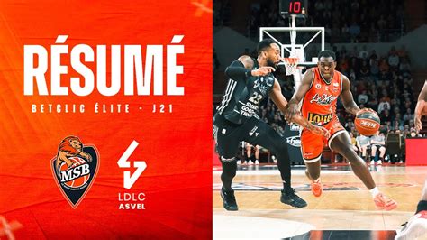 Résumé MSB vs LDLC Asvel Journée 21 YouTube