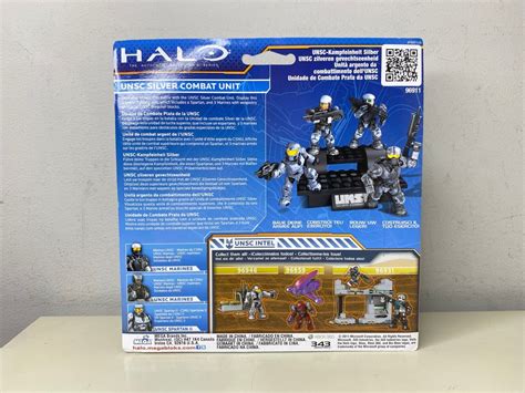 Mega Bloks Halo Unsc Silver Combat Unit 96911 Brand New Set Ebay