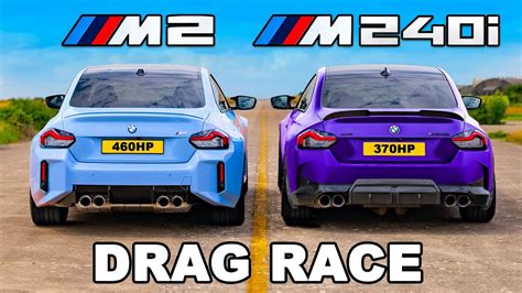 BMW M2 Vs M240i Drag Race Shows Just How Close These Coupes Are | Carscoops