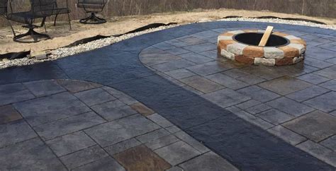 Petes Custom Concrete In Traverse City Stamped Concrete Polished