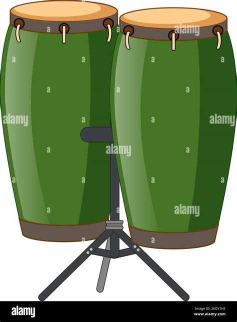 Conga Drum Musical Instrument Illustration Stock Vector Image Art Alamy