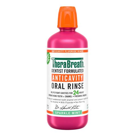 TheraBreath Anticavity Fluoride Mouthwash - Sparkle Mint - Shop ...