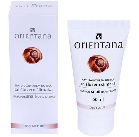 Orientana Śluz ślimaka naturalny krem do rąk ze śluzem ślimaka 50 ml