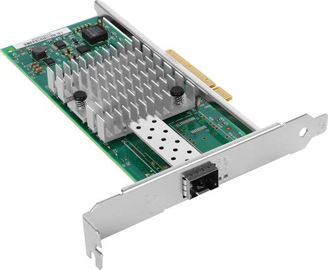 10gtek® Carte Réseau 10gbe Pcie Pour Intel X520 Da1 82599en Chip Single Sfp Port 10gbit Pci