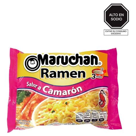 Sopa Maruchan Ramen Maruchan Sabor Camar N G Platanitos