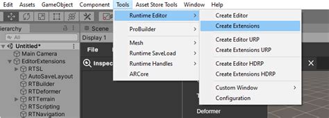 Editor Extensions Docs Example Unity Documentation