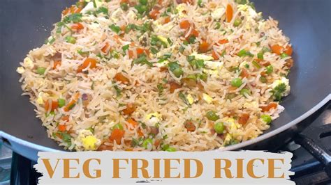 Veg Fried Rice Recipe Quick And Easy Recipes Najmas Kitchen Youtube