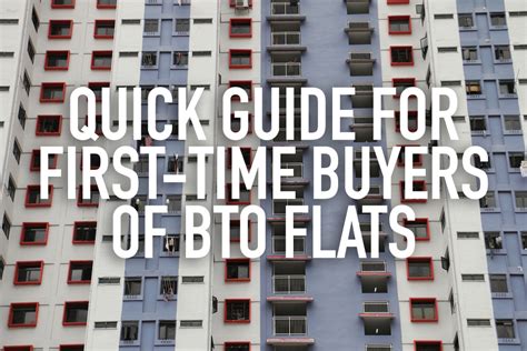 Quick Guide First Time Home Buyers Of Bto Hdb Flats Redbrick