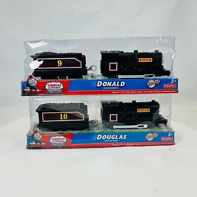 THOMAS & FRIENDS Donald & Douglas TrackMaster Motorized Train Engines ...