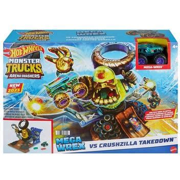 Hot Wheels Monster Truck Arena Demoli Ao Mega Wrex Vs Gor Zilla Mattel