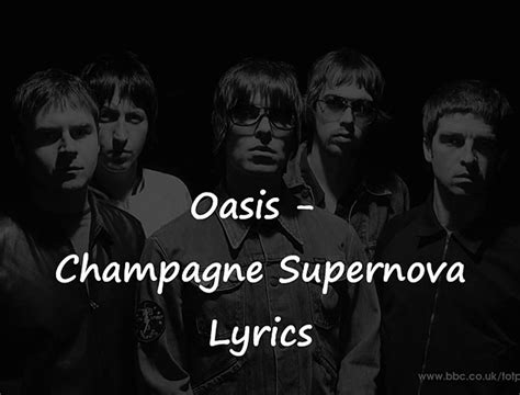 Champagne Supernova Lyrics