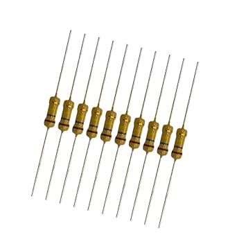 Electronic Spices 180k Ohm Ω 1 2 Watt Carbon Film Resistor Pack of