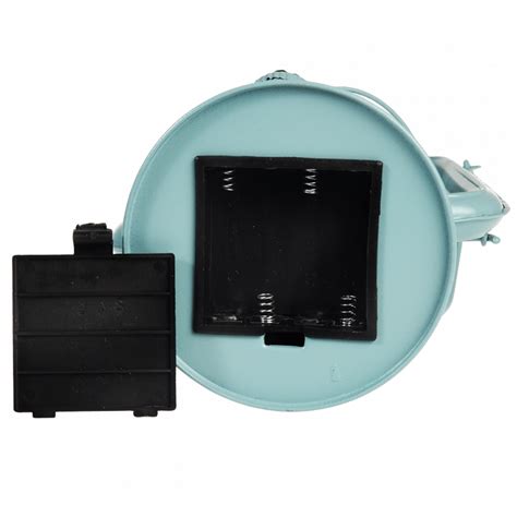 ﻿Light Blue Led Hurricane Lantern | ﻿Rex London