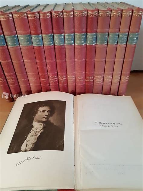 Wolfgang von Goethe sämtliche Werke im Kanton Basel Landschaft tutti ch