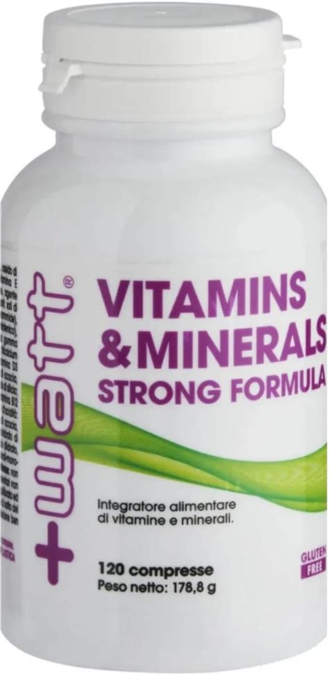 Vitamins Minerals Strong Formula Integratore Alimentare Di Vitamine