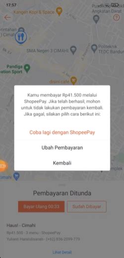 Solusi Pembayaran Ditunda Saat Pesan Makanan Di Shopeefood Tongbos