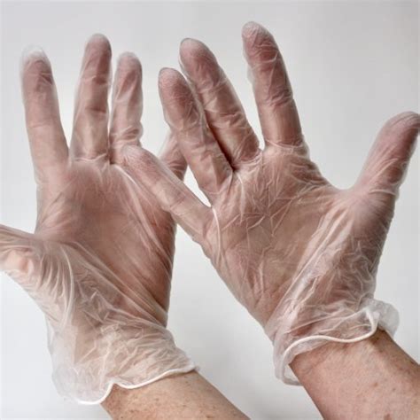 Vinyl Disposable Gloves Powder Latex Free Medium 100 Pieces Per Box