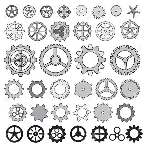 Gears Drawing At Getdrawings Free Download