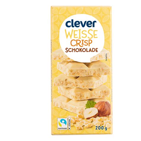 Schokolade Weiße Crisp clever