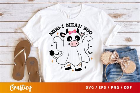 Moo I Mean Boo Svg Design So Fontsy