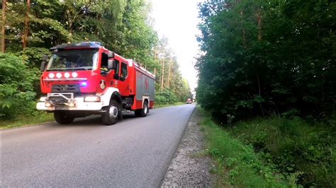 MEGA TRĄBY GROVER 1510 Przejazd alarmowy 3 zastępów OSP Myślachowice