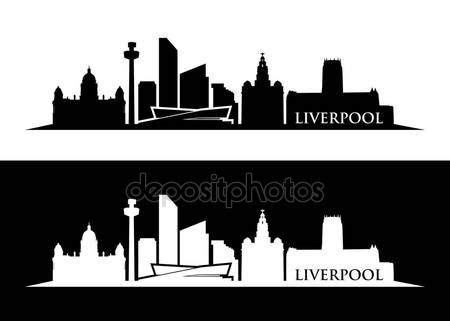 Liverpool Skyline Silhouette