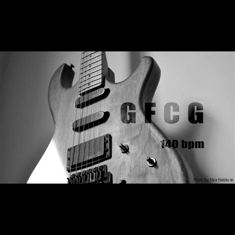 Hard Rock Pentatonic Blues Guitar Backing Track G F C Nick Neblo