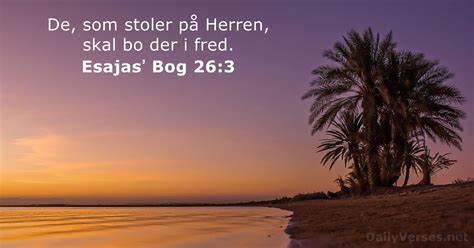 16 marts 2024 Dagens bibelvers Esajasʼ Bog 26 3 DailyVerses net