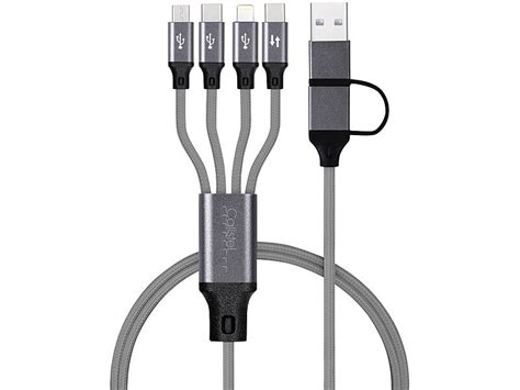 Callstel Usbkabel In Lade Datenkabel Usb C A Zu Usb C Micro Usb