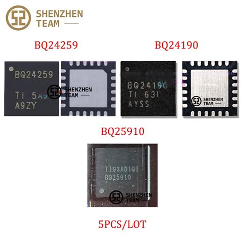 SZteam 5 개/몫 충전 IC 충전기 BQ24259 BQ24190 BQ25910 Xiaomi 5A 9SE TECNO ...