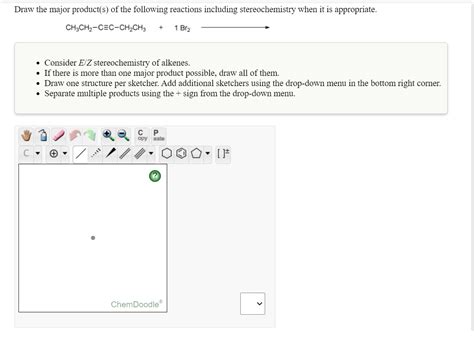 Solved Draw The Major Product S Of The Following Reactions Chegg