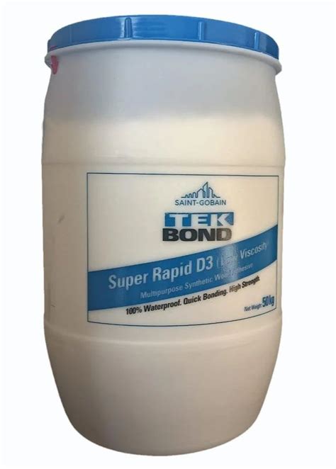 Kg Saint Gobain Super Rapid D Synthetic Wood Adhesive Hdpe Barrel