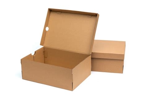 Caja De Zapatos De Cart N Marr N Con Tapa Para El Embalaje Del Producto