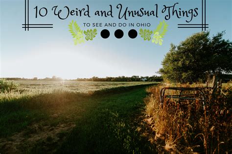 10 Weird and Unusual Things to See and Do in Ohio - WanderWisdom