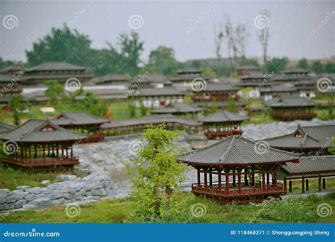 Daming Palace National Heritage Park Stock Image Image Of Empire