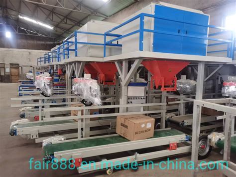 Open Mouth Bag Kg Kg Granule Goods Filling Packing Machine With