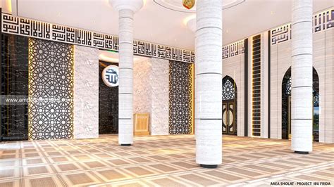 Zba Modern Mosque Floor Design Solok Sumatera Barat