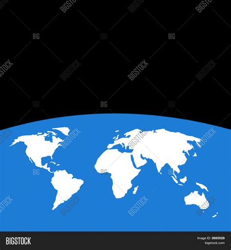 World Outline Map Image & Photo (Free Trial) | Bigstock